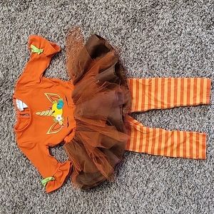 Fall toddler unicorn outfit. Size 18m